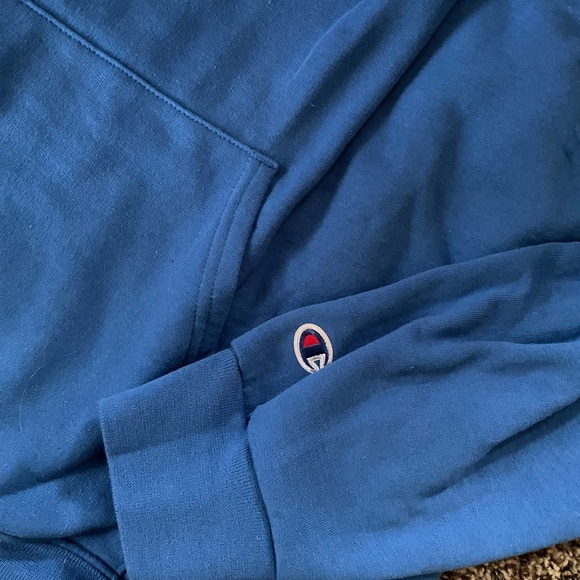 Blue Sencha Champion Hoodie - Picture 2 of 4